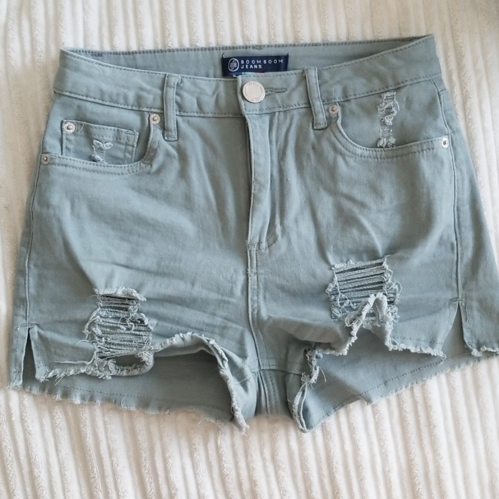 Green shorts